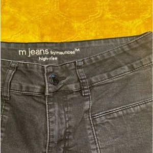 Hi-Rise Black Jeans - 10 Regular